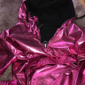 Forever 21 jacket pink reflective